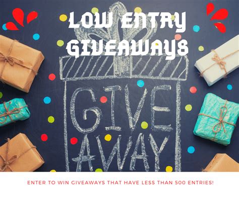 low entry giveaways|Low Entry Giveaways .